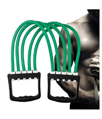 Gym Utility -Adjustable Multi-Function 5 Rubber Tubes Chest Expander for Men & Women