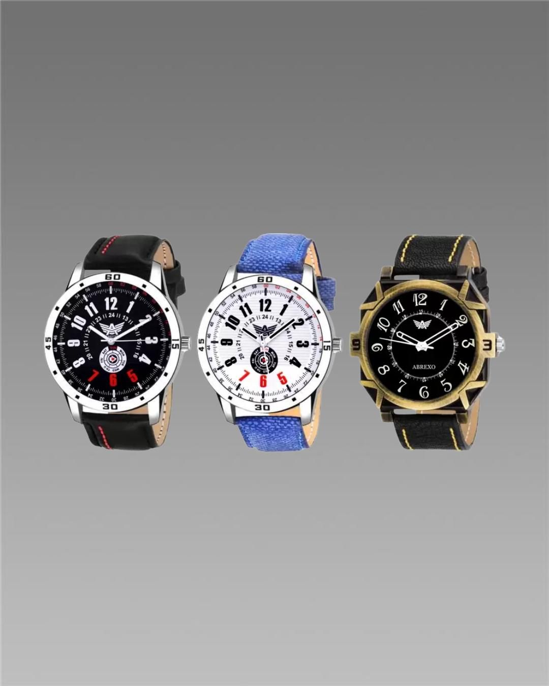 Combo of 3 Analog Watch